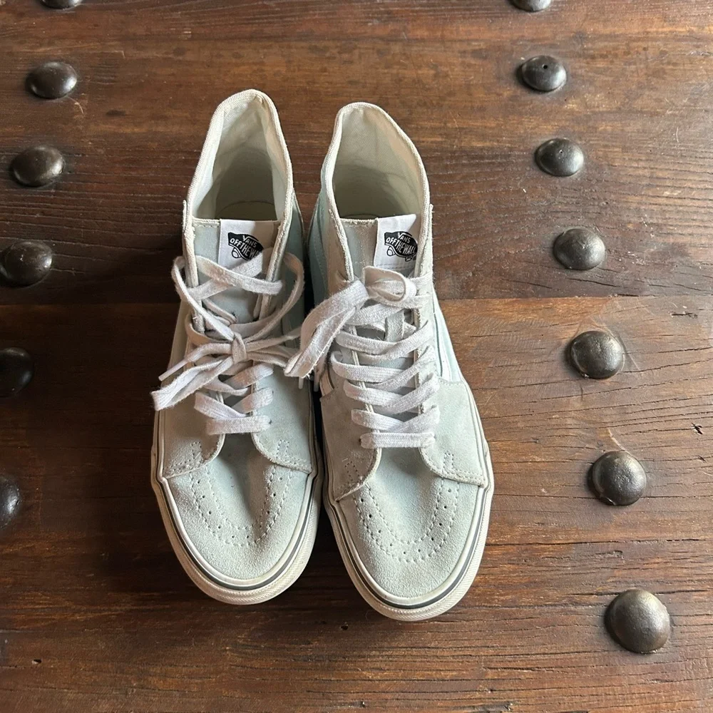 Vans White High-Top Sneakers